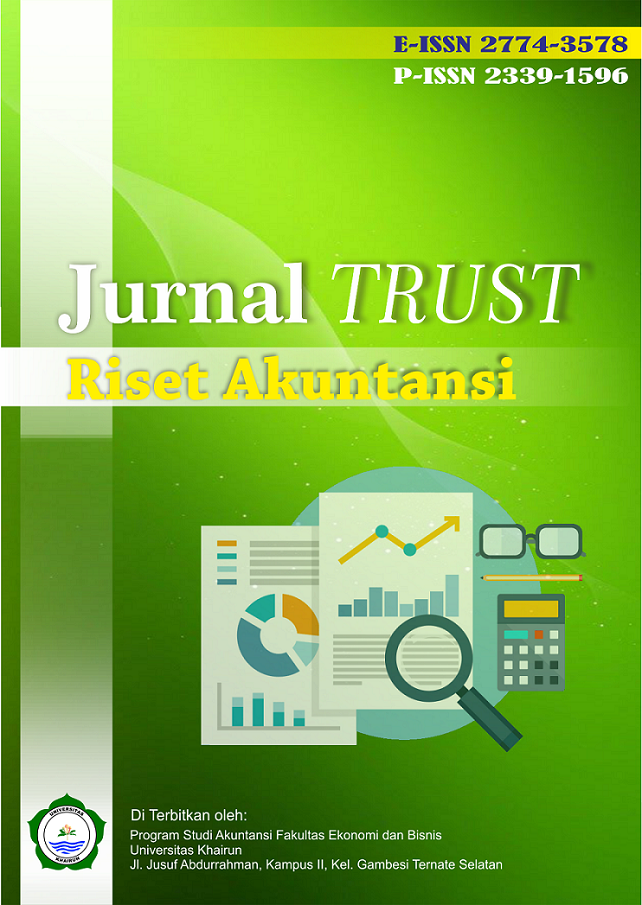 Cover Jurnal TRUST Riset Akuntansi